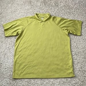 Men’s Lime Green Columbia One Button Polo Size Xxl - image 1